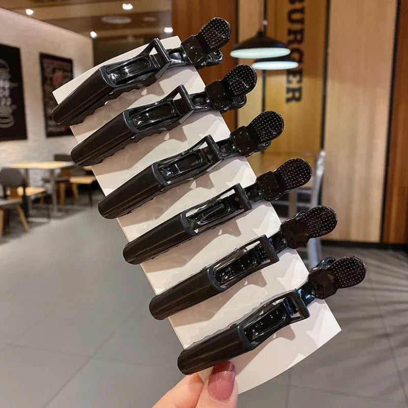 6/8Pcs Colorful Alligator Hair Clips Clamps Hairdressing Professional Salon Hair Grip Crocodile Hairpins Hair Barber Accessories