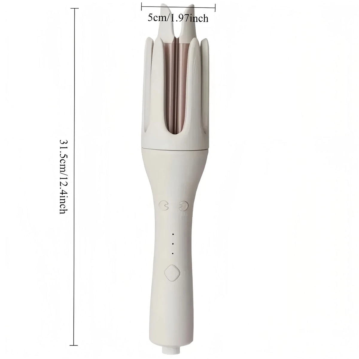 Automatic Hair Curler, One Touch Fast Heating Curling Iron with Adjustable Temperature, Portable Travel Hair Styling Tool, Gift