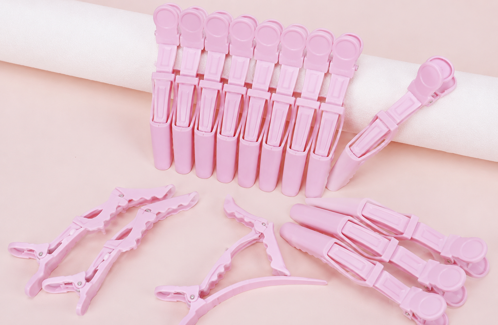 6/8Pcs Colorful Alligator Hair Clips Clamps Hairdressing Professional Salon Hair Grip Crocodile Hairpins Hair Barber Accessories