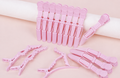 6/8Pcs Colorful Alligator Hair Clips Clamps Hairdressing Professional Salon Hair Grip Crocodile Hairpins Hair Barber Accessories